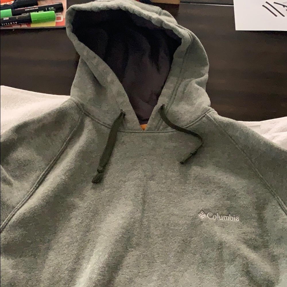 Columbia Sportswear Grey/Green Hoodie size Large
